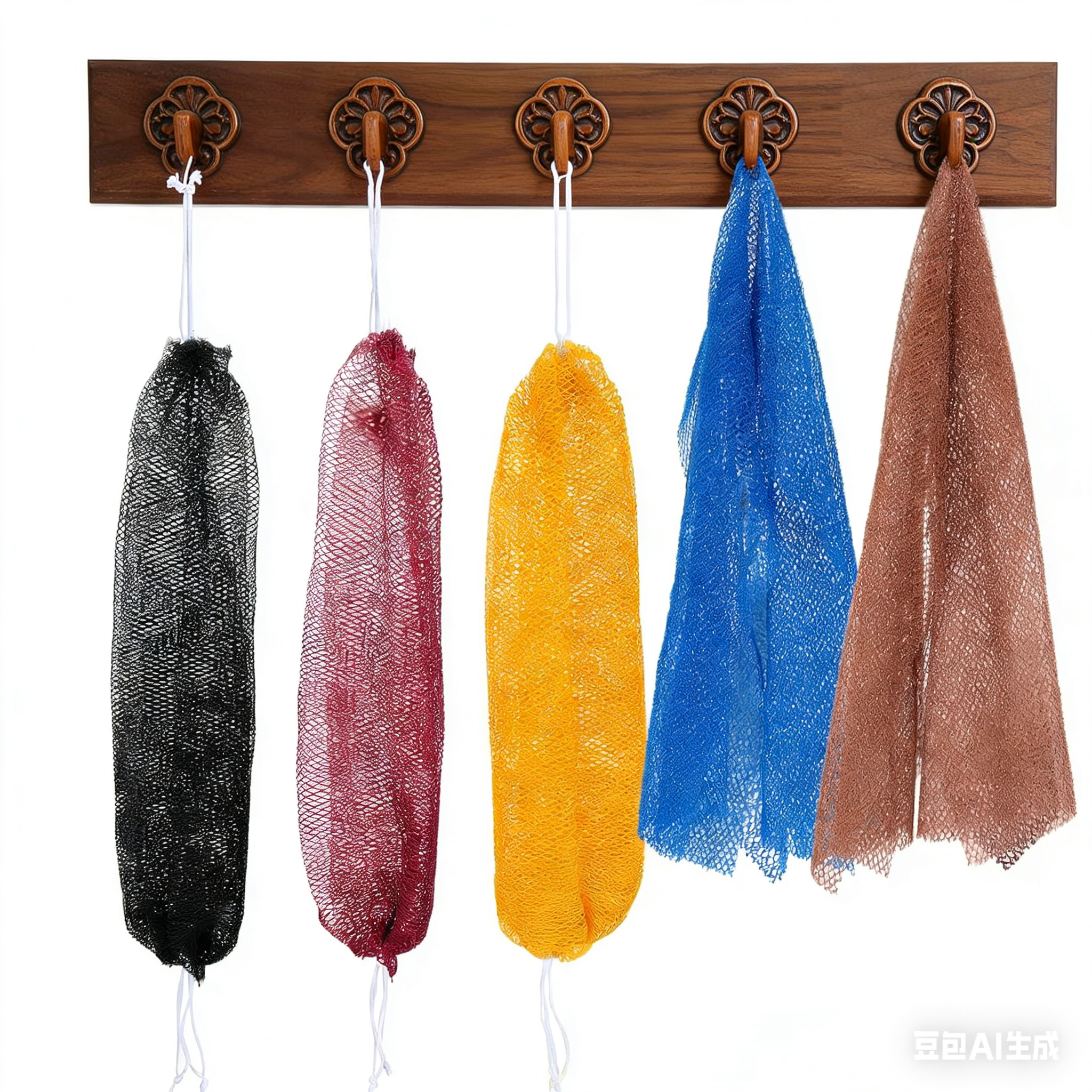 Custom Logo African Net Sponge Scrubber for All Skin Types Real African Scrub Exfoliator for Bath and Shower - 图片 10