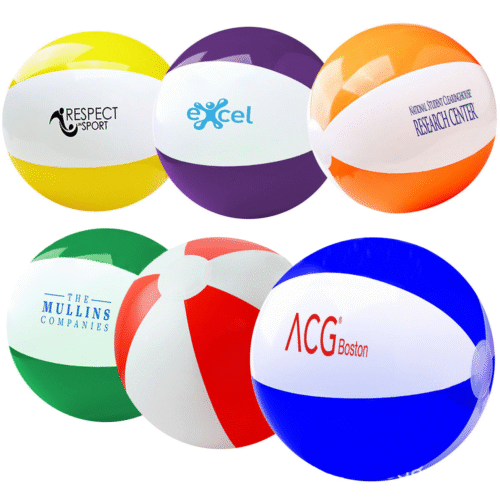 Custom Size Beach Ball Aerate Various Size Color Inflatable PVC Beach Ball Custom Logo Colorful Brand for Promotional Gift