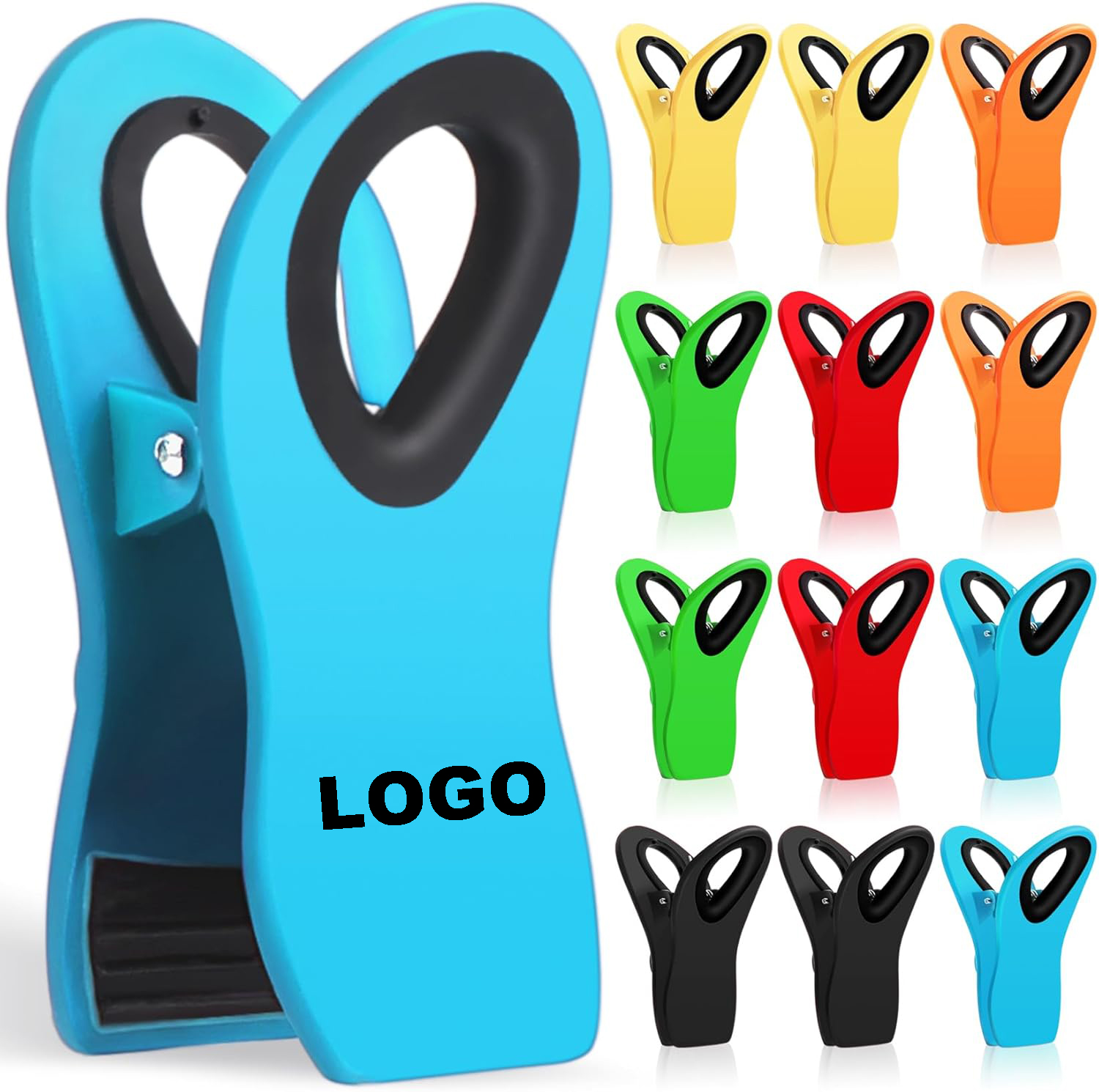 Custom Logo Magnetic Bag Clip for Food Storage Heavy Duty, Plastic Food Clip for Chips, Snack, Kitchen, Refrigerator, Garden, Sewing, Fabric, Clothes Pins