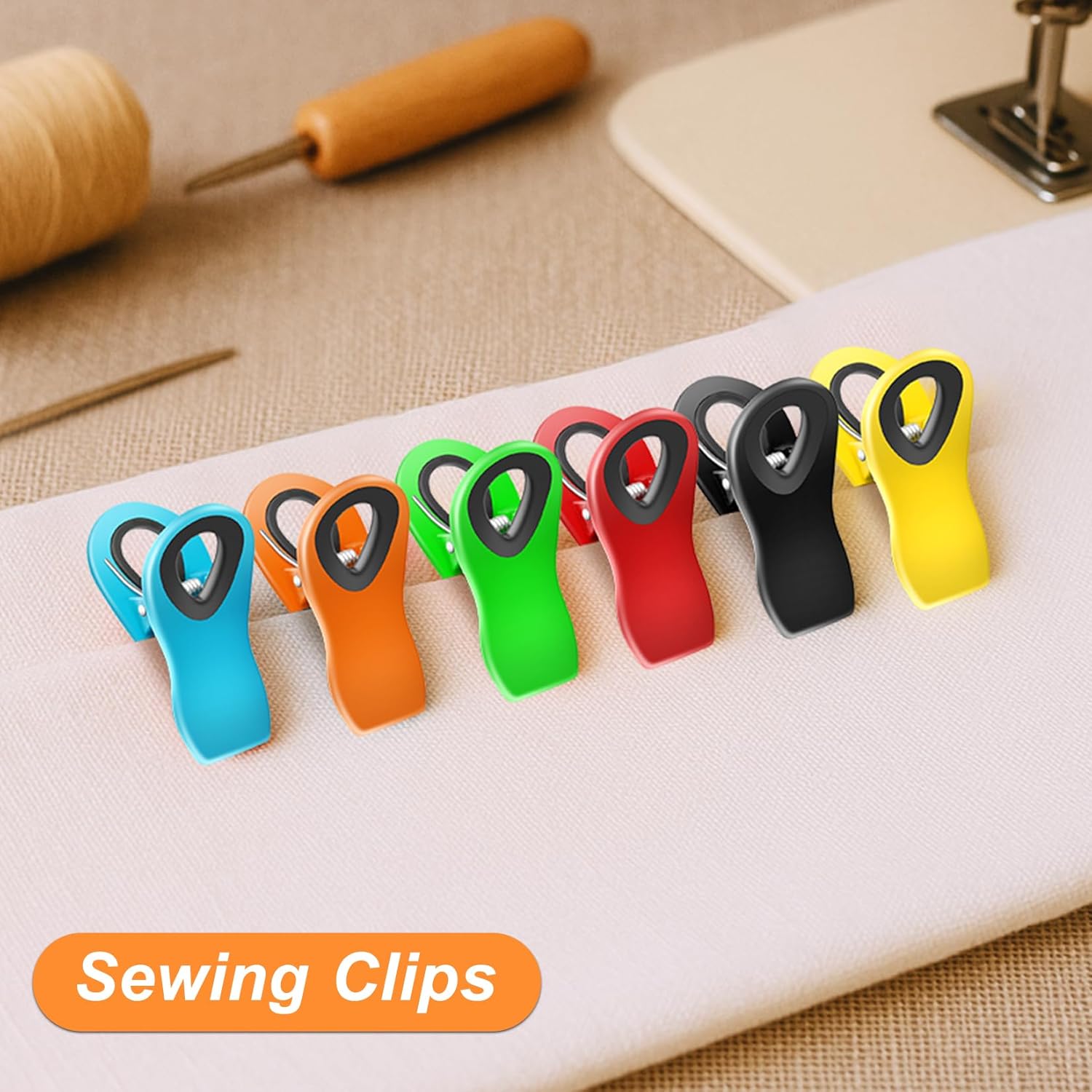 Custom Logo Magnetic Bag Clip for Food Storage Heavy Duty, Plastic Food Clip for Chips, Snack, Kitchen, Refrigerator, Garden, Sewing, Fabric, Clothes Pins - 图片 4